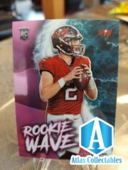 2021 Playoff Rookie Wave pink prizm #RW-KTR Kyle Trask - Tampa Bay Buccaneers